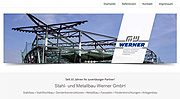 Website Stahl- und Metallbau Werner GmbH